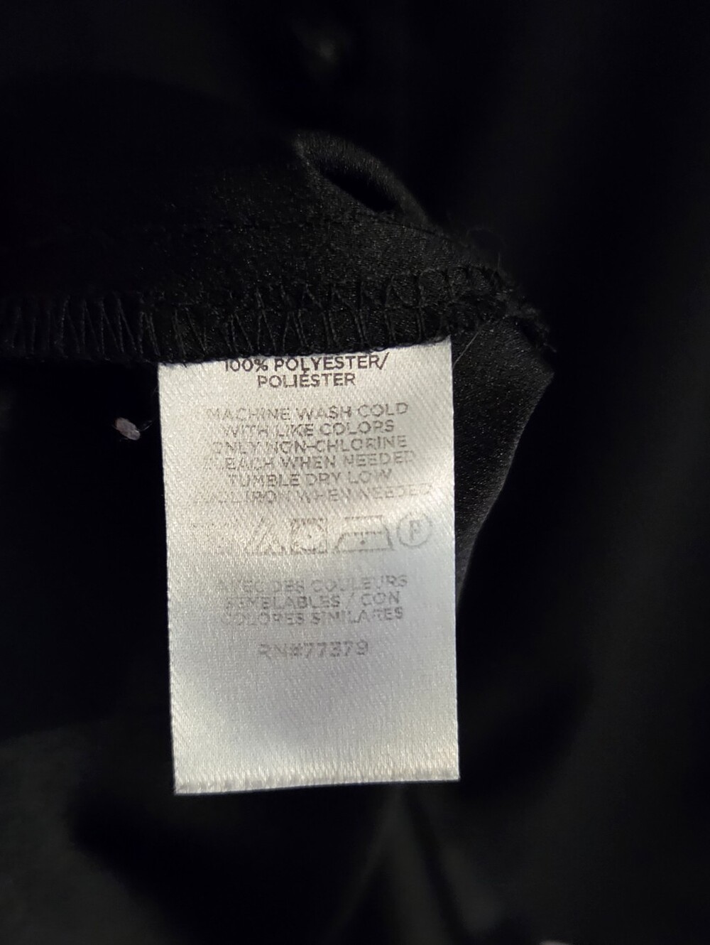 Sleeveless Button-Front Women's Top - Black - Picture 4 of 9
